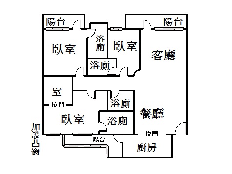 @松山機場@太平洋電梯大3房映虹園(可改4房)