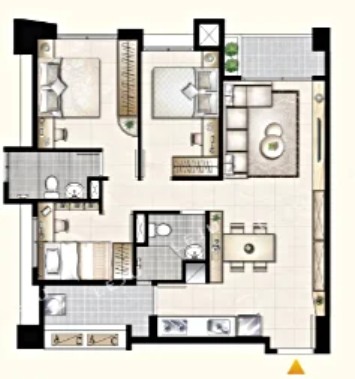 青埔買房買屋 青埔A18櫻花緻頂樓三房車