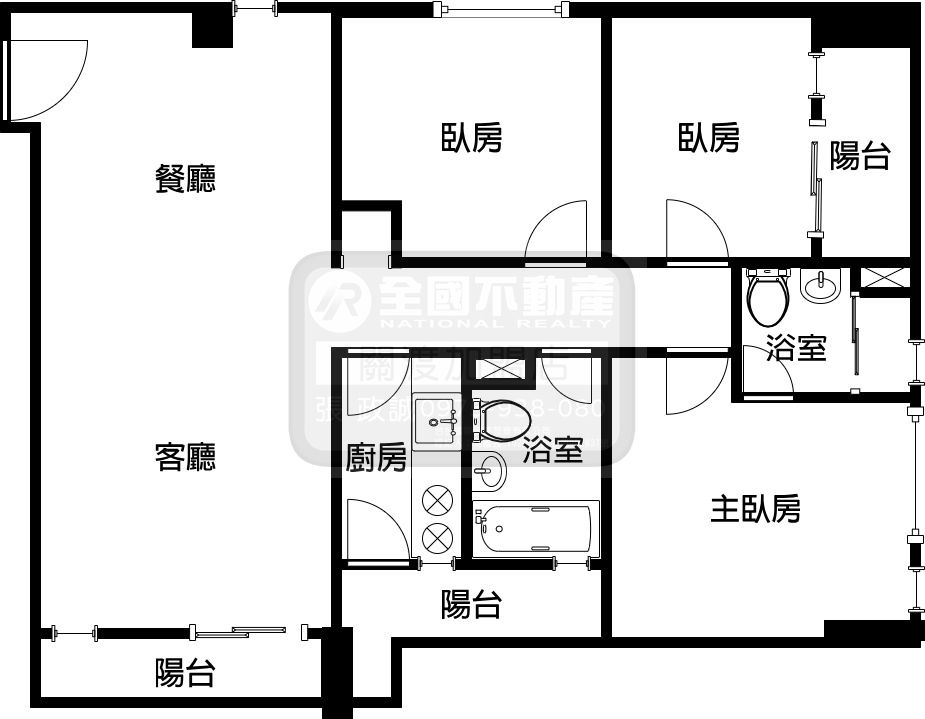 夢十七華廈三房｜全國不動產_張政誠