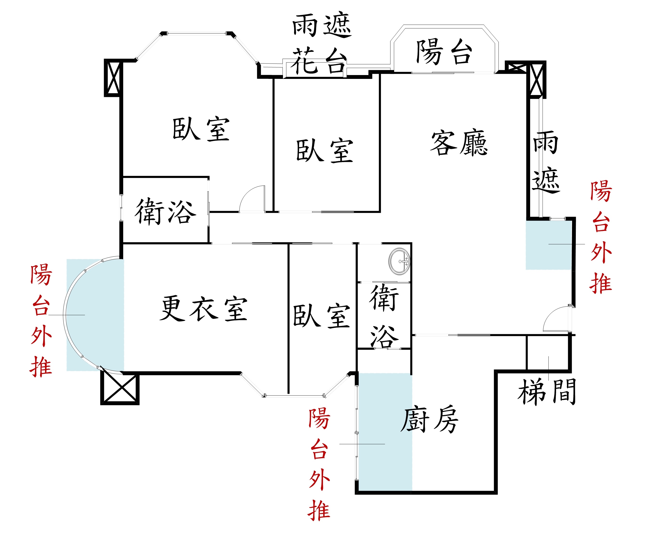 獨家🍍萬芳醫院景觀4房+平面車位