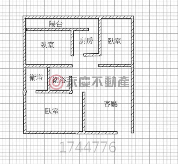 台中大肚瑞景大樓3房高視野【KK在地通】