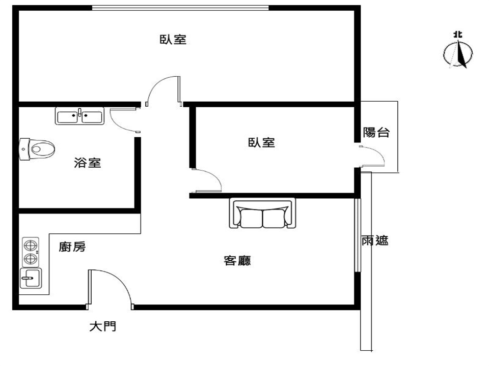 佳茂學士會館(2房+車位) 全新裝潢 中國醫藥商圈