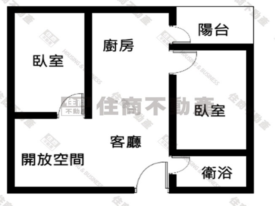 北區-微笑之心2房平車 一中商圈 3年屋