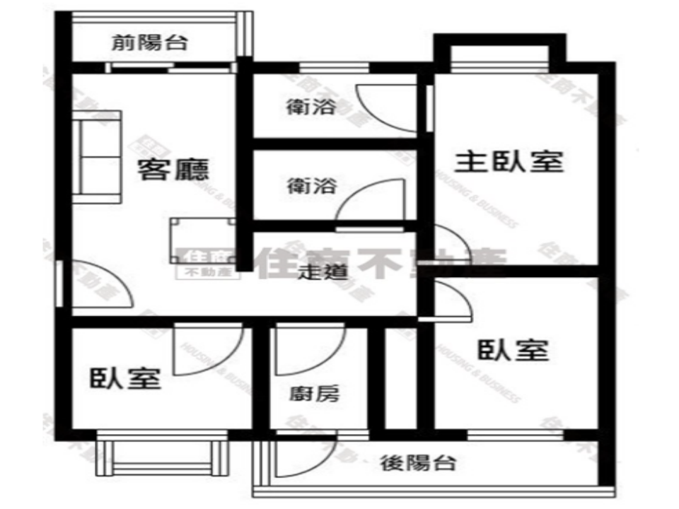 北屯-昌平市場3房+車位華廈 低總價