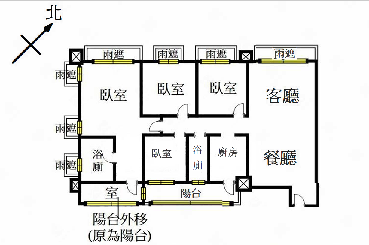 高鐵桃園A18明日苑3國家苑 頂樓四房雙車位