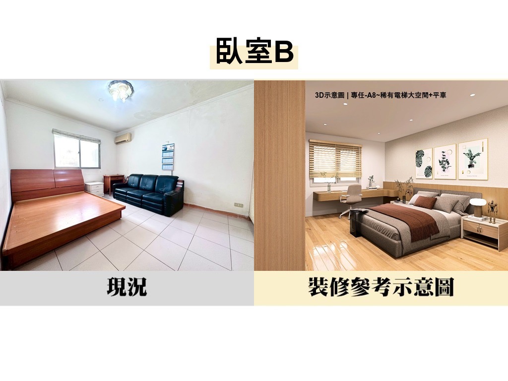 【精選推薦】林口A8~稀有電梯大空間+平車