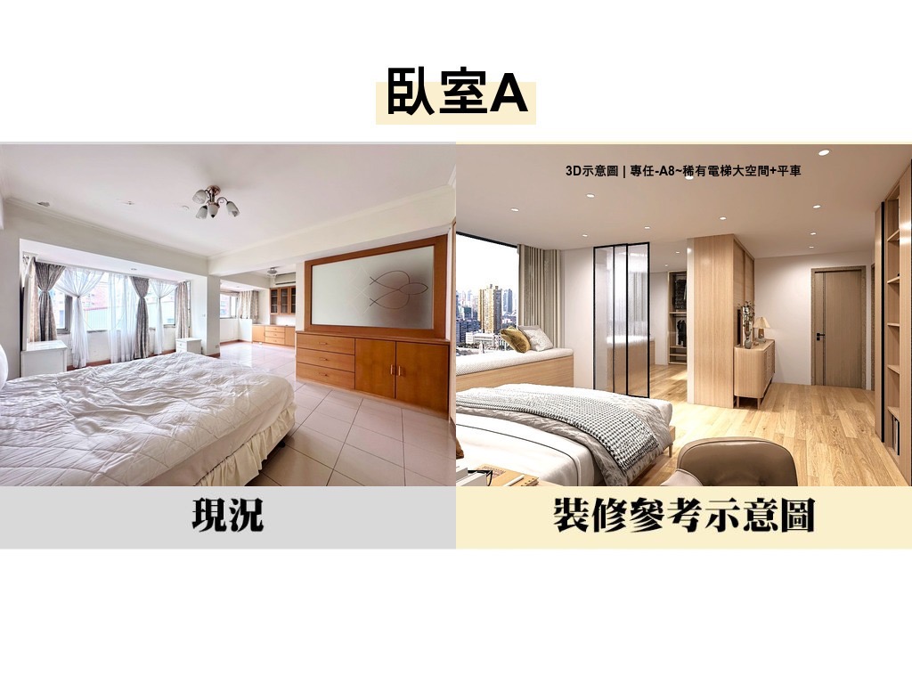 【精選推薦】林口A8~稀有電梯大空間+平車