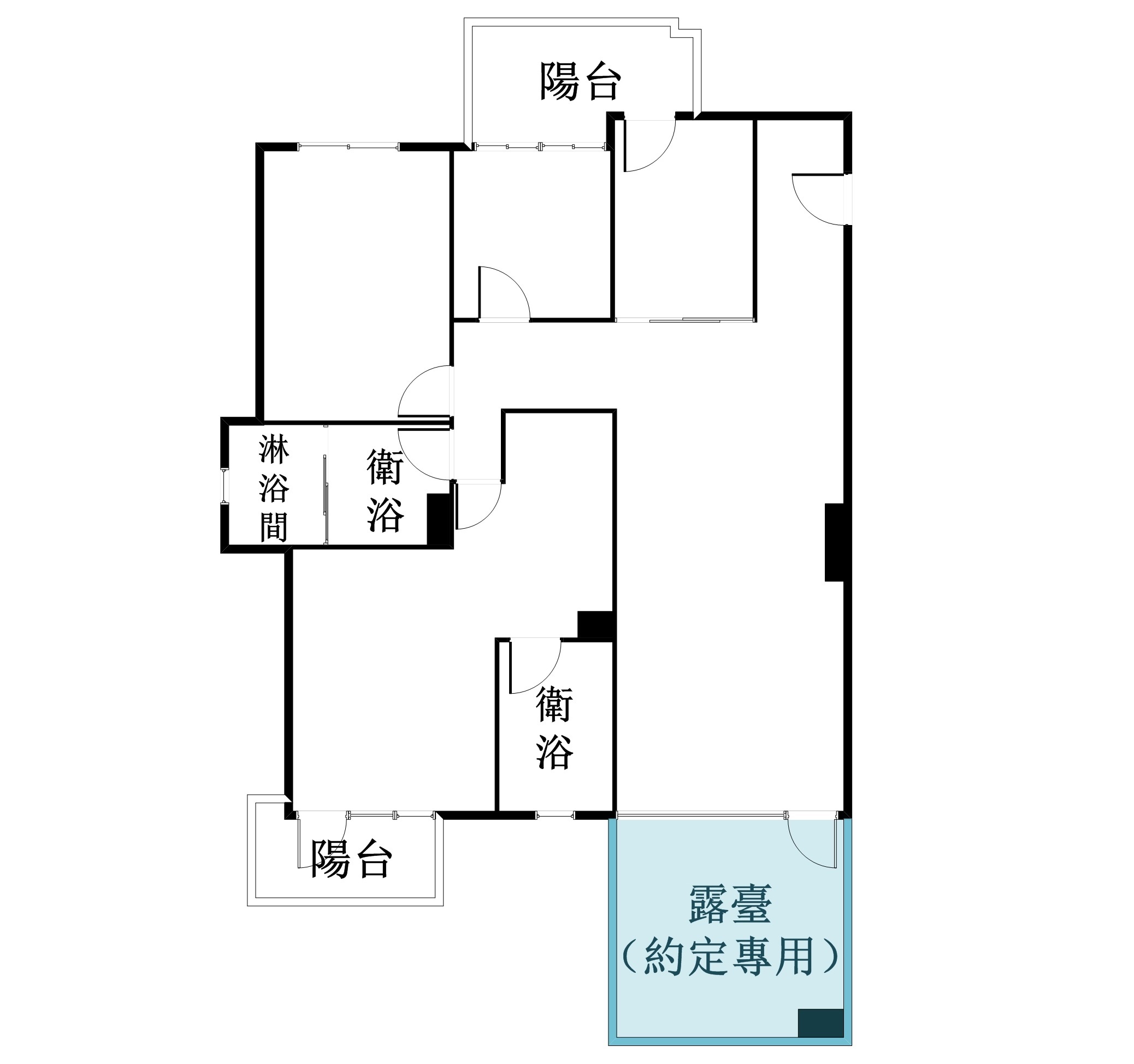 群義*全新永安捷運邊間3室+車+大露臺