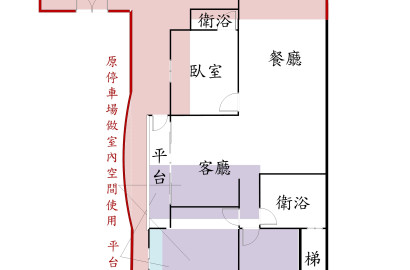 群義*木柵公園1F停車大空間