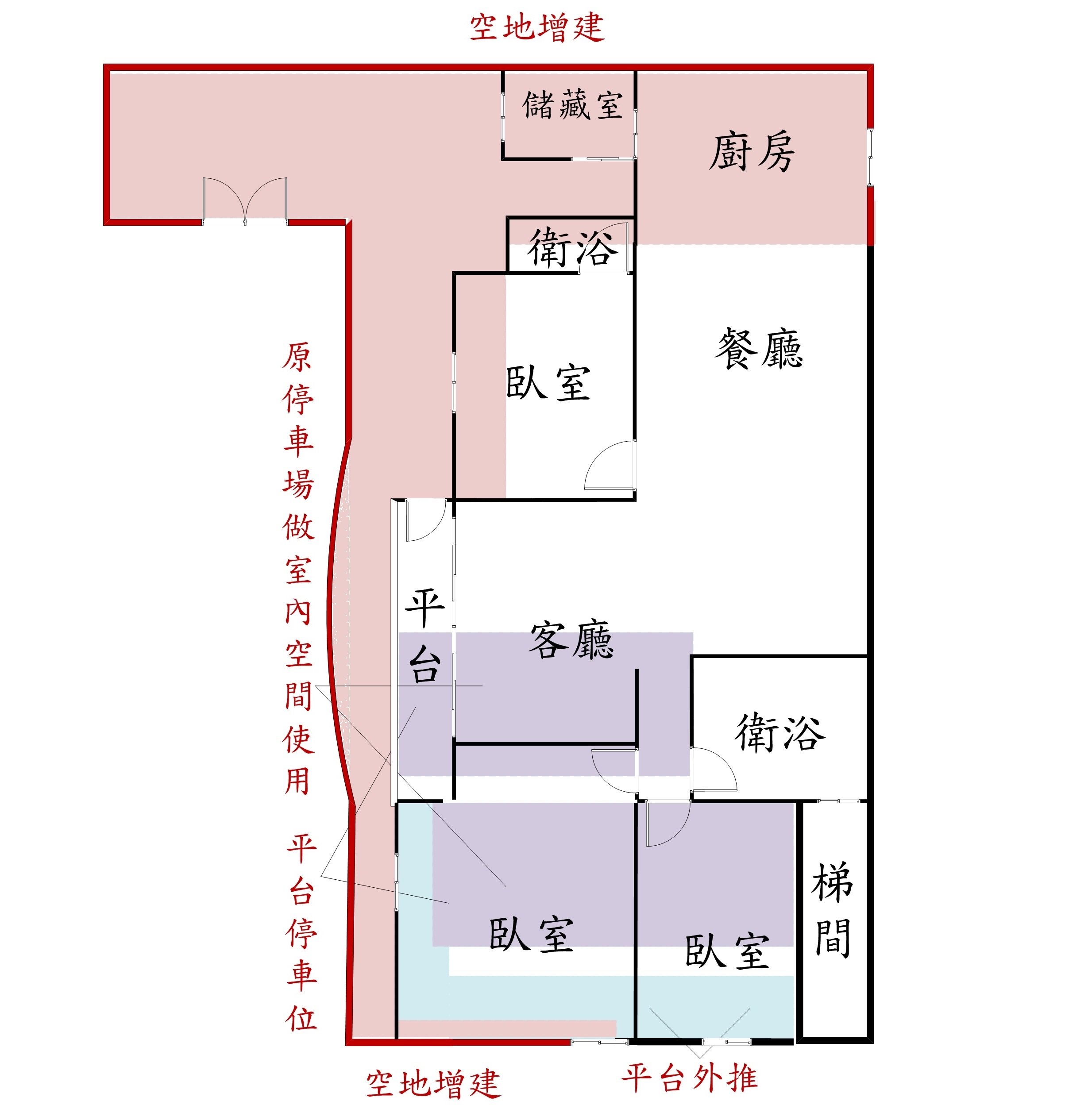 群義*木柵公園1F停車大空間