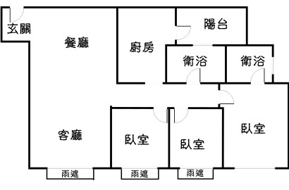 群義*新潤亞昕翠峰三房平面車