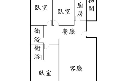 群義*捷運夏威夷三房雙衛