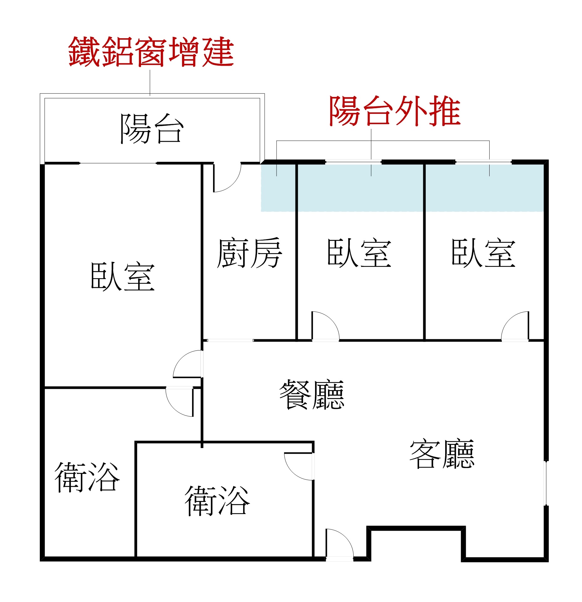 群義*四號公園精緻三房