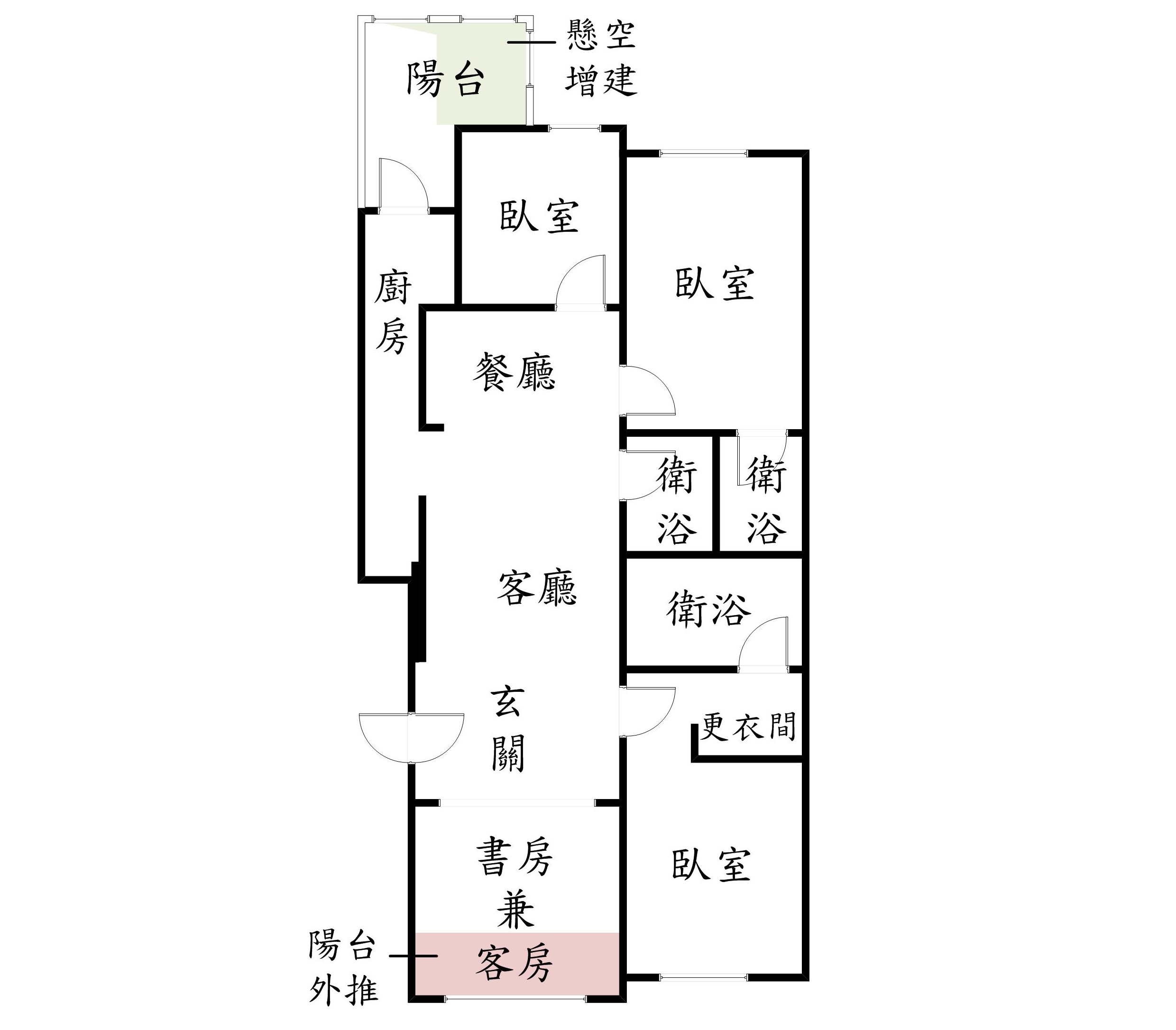 群義*永安捷運四房美廈