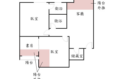 群義*電梯兩房雙衛坡平車