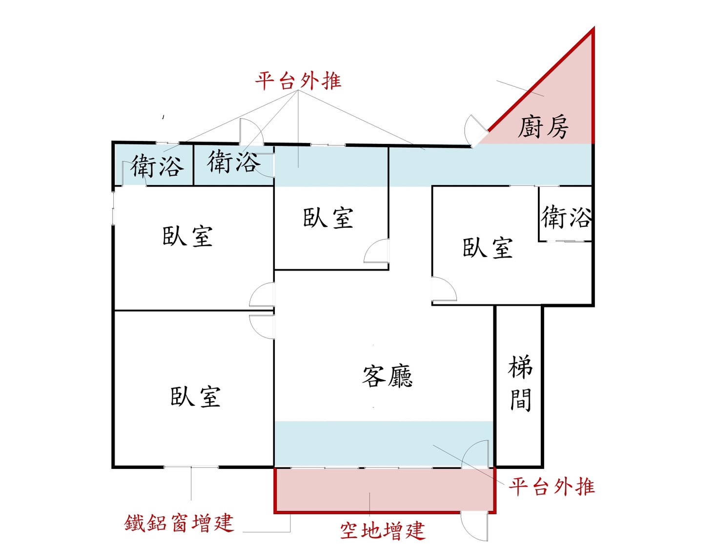 群義*秀朗橋捷運四房靜巷一樓*