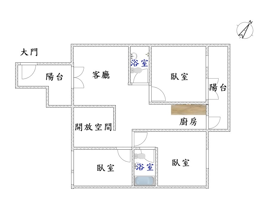 大肚自由路《大國度》大樓3+1房高樓景觀宅