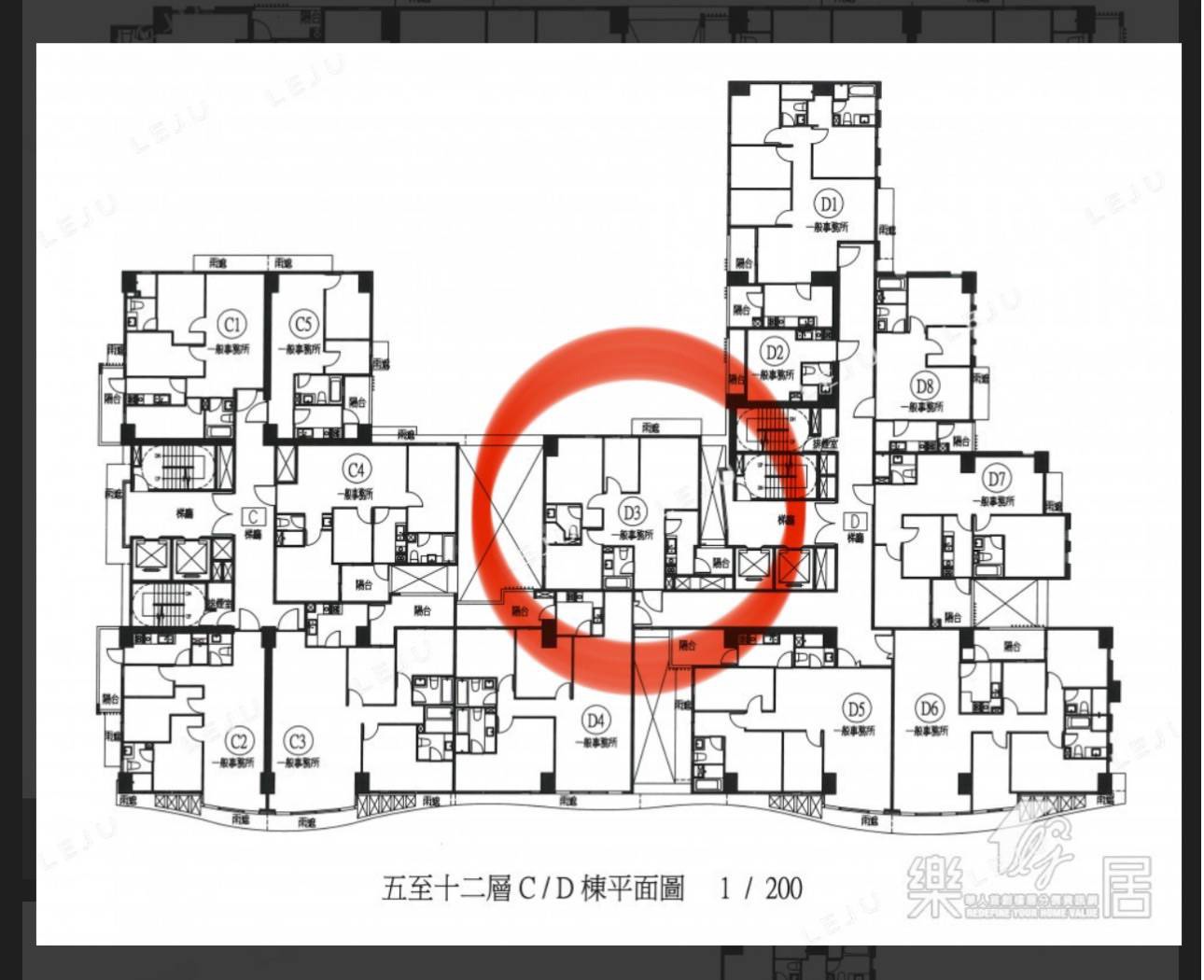 178 西門站 / 全坤威峰高樓邊間.採光3房