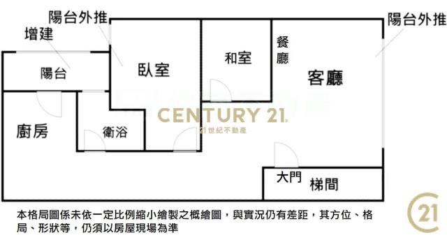 (207) 專任約 大橋捷運2樓 美2房