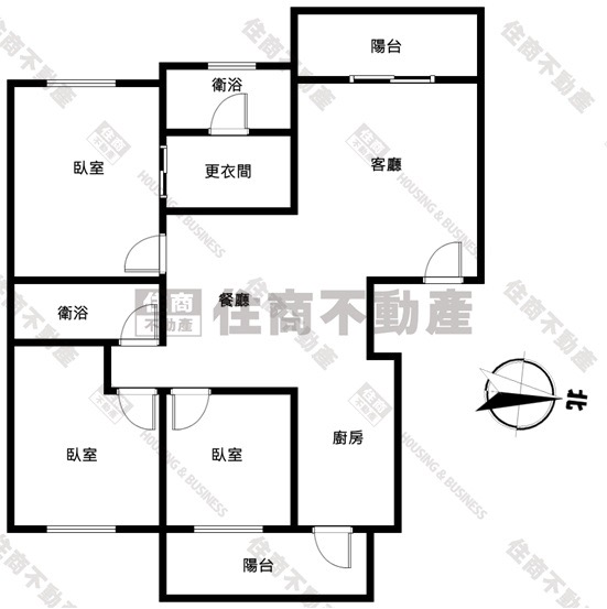 專任-大砌四方採光三房+平面車位-稀有