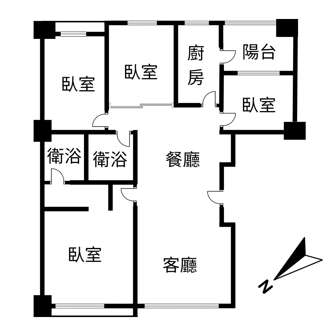 舒適住宅區竹城京都3+1房車位