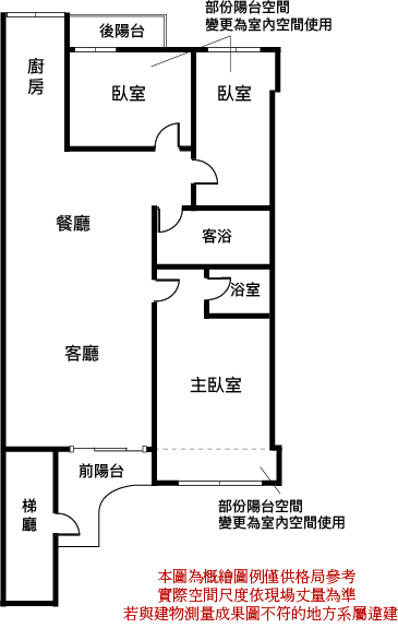 🔴近行天宮 低公設華廈三房