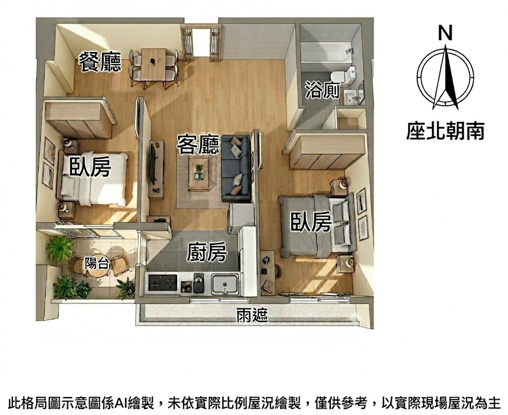 屋主想賣了快來看⭐⭐⭐近中壢後站體育園區兩房車位